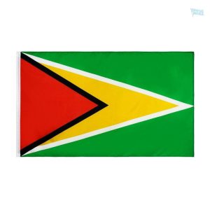 Drapeau Guyana fourreau, symbole national coloré et distinctif