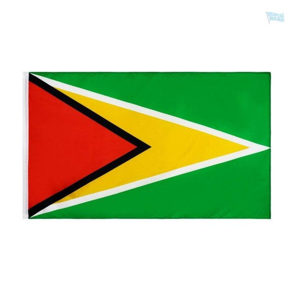 Drapeau Guyana fourreau, symbole national coloré et distinctif