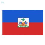 Drapeau Haïti extérieur en tissu résistant