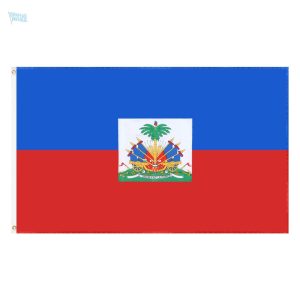 Drapeau Haïti extérieur en tissu résistant