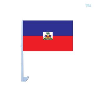 Drapeau Haïti pour voiture, symbole national coloré