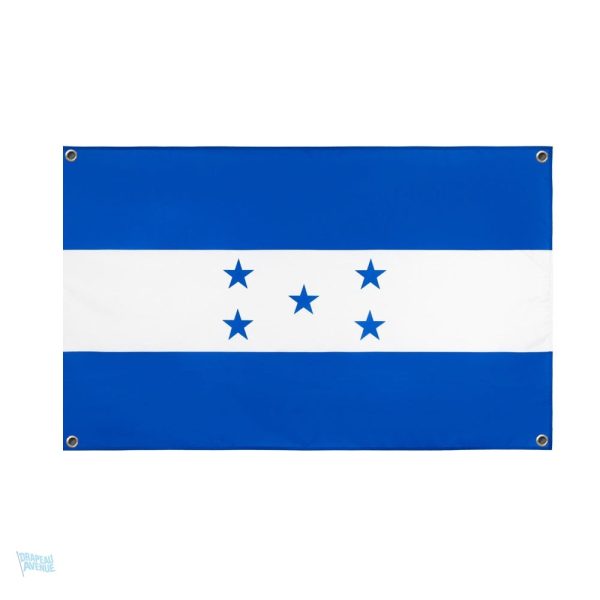 Drapeau Honduras avec 4 œillets en polyester durable