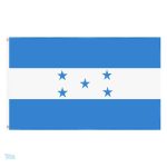 Drapeau Honduras bleu turquoise à afficher
