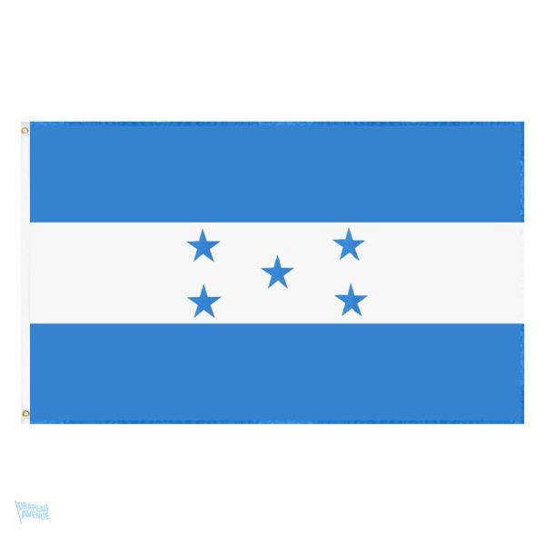 Drapeau Honduras bleu turquoise à afficher