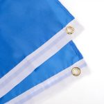 Drapeau du Honduras en couleur turquoise vibrante