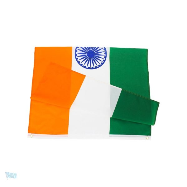 Drapeau Inde 60 x 90 cm, idéal pour la maison ou le bureau
