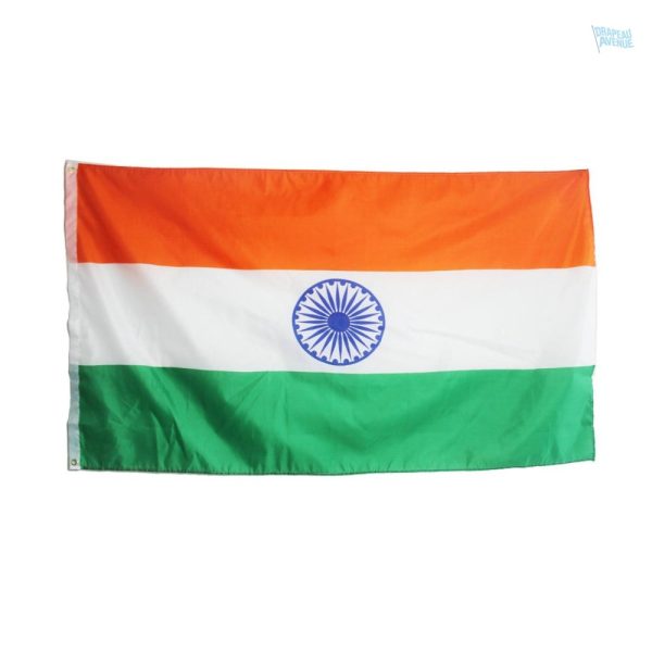 Drapeau Indien pour extérieur, symbole national coloré