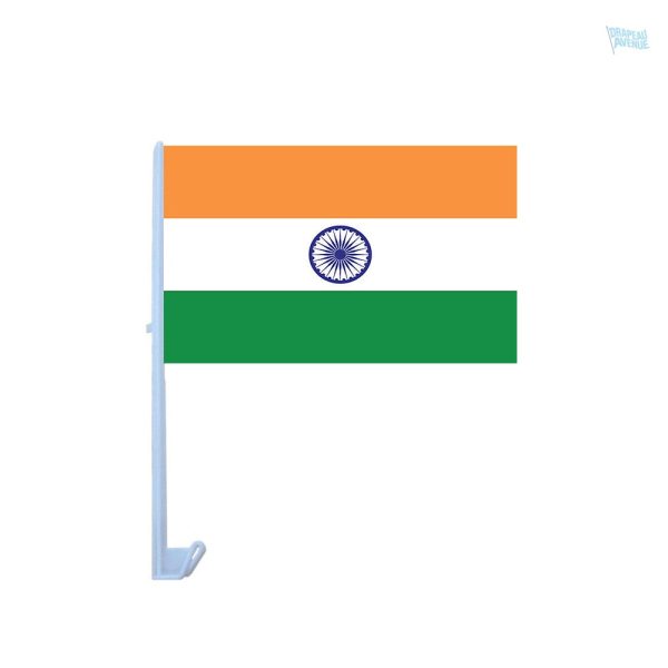 Drapeau Inde pour voiture, accessoire pour véhicule patriotique