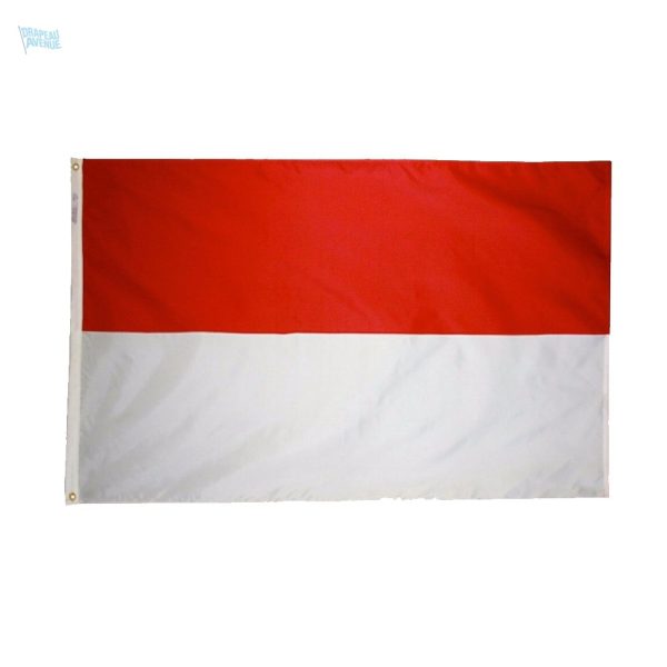 Drapeau Indonésie extérieur en tissu durable pour usage extérieur