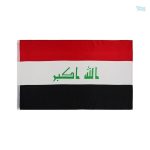 Drapeau Irak extérieur en tissu résistant pour usage extérieur