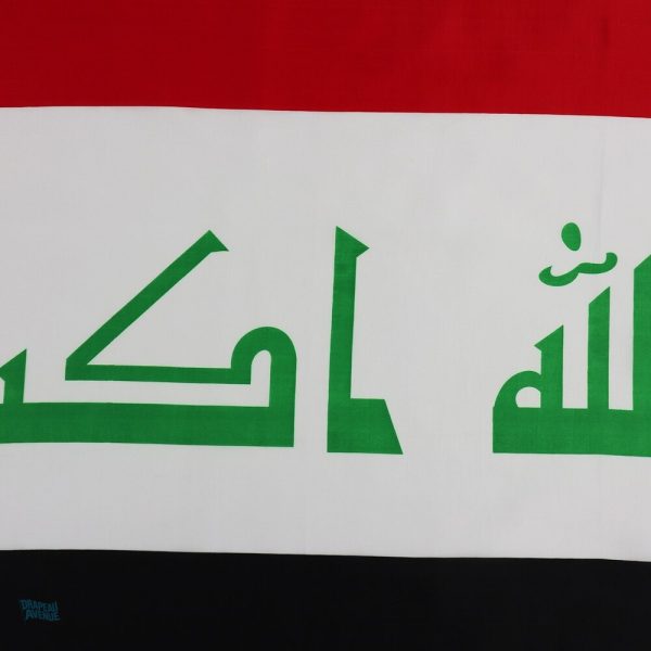 Drapeau de l'Irak, idéal pour célébrations et rassemblements
