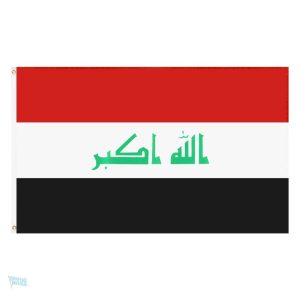 Drapeau Irak en polyester durable et résistant