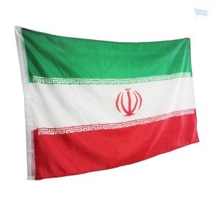 Drapeau extérieur Iran, symbole national coloré