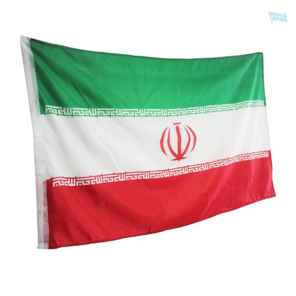 Drapeau extérieur Iran, symbole national coloré