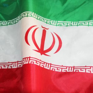 Drapeau Iran, idéal pour événements en plein air