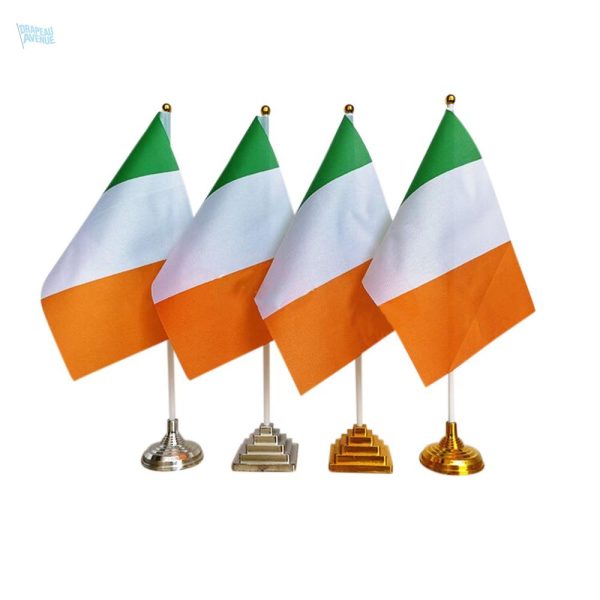 Drapeau Irlande de table en polyester pour décoration
