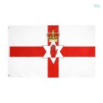 Drapeau Irlande du Nord 90 x 150 cm en tissu résistant