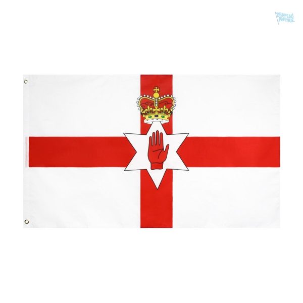 Drapeau Irlande du Nord 90 x 150 cm en tissu résistant