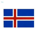 Drapeau Islande 90 x 150 cm en polyester
