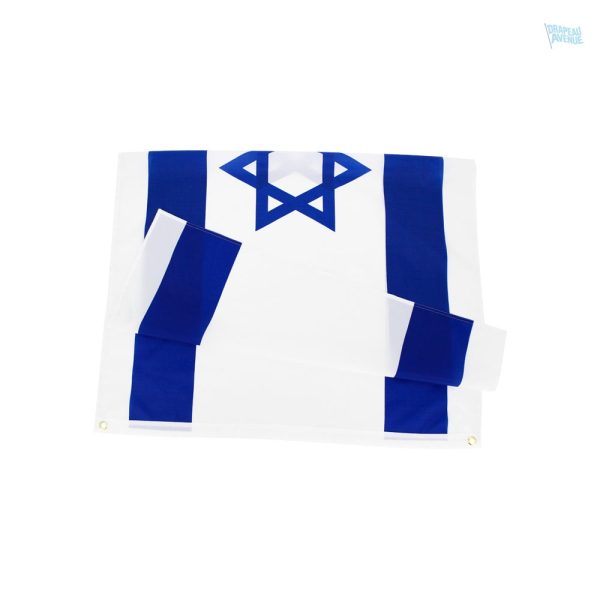 Drapeau géant aux couleurs d'Israël pour fêtes et défilés