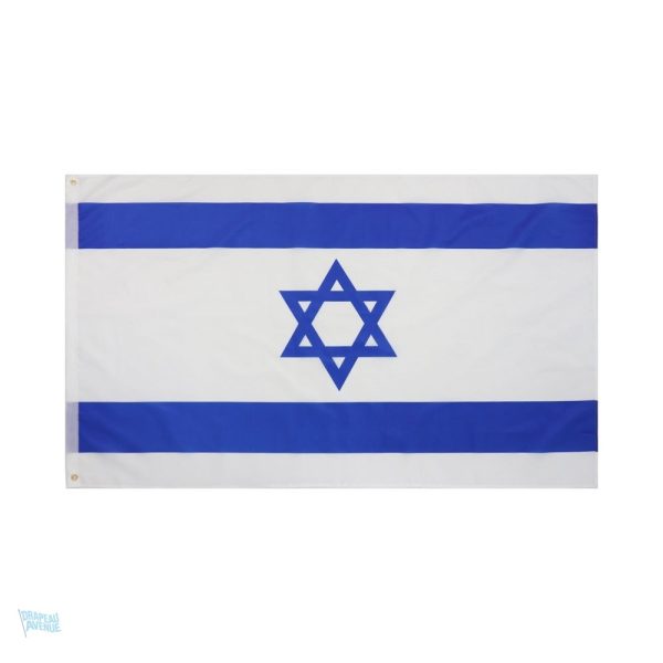 Drapeau Israël en polyester durable