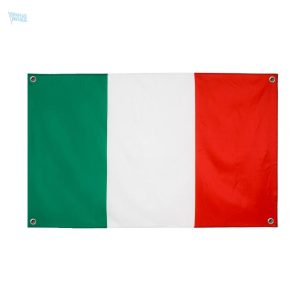 Drapeau Italie avec 4 œillets pour une fixation facile