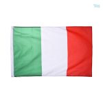 Drapeau Italie extérieur en tissu résistant pour usage extérieur