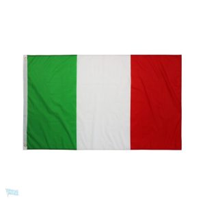 Drapeau Italie en polyester durable, parfait pour décoration