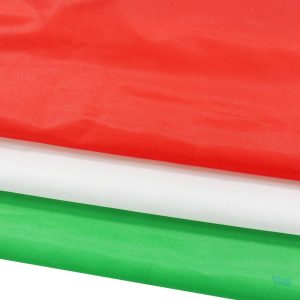 Drapeau italien aux couleurs vives, 100% en polyester