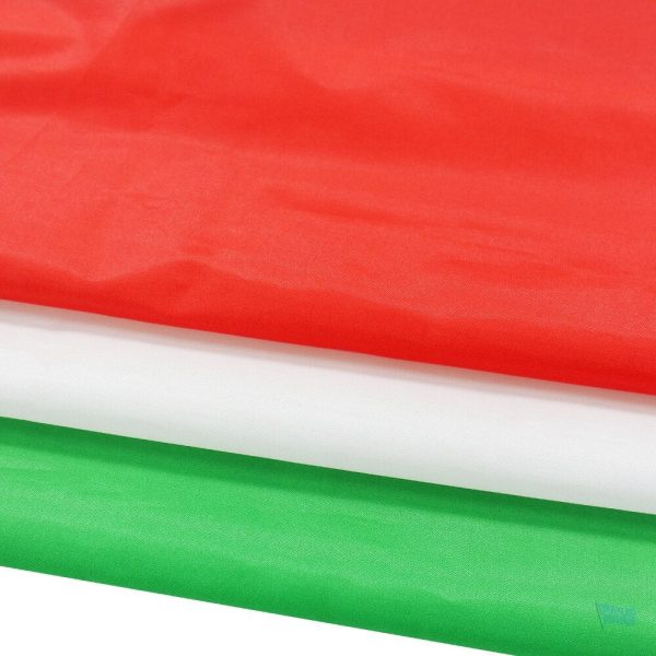 Drapeau italien aux couleurs vives, 100% en polyester