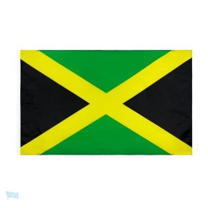 Drapeau Jamaïque en fourreau, symbole national coloré