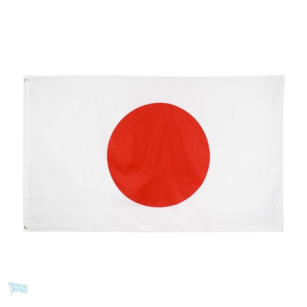 Drapeau Japon 90 x 150 cm en tissu résistant