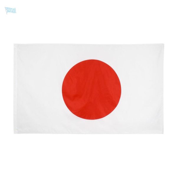Drapeau Japon avec fourreau, idéal pour décoration ou événements