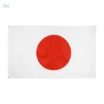 Drapeau géant du Japon, symbole national emblématique