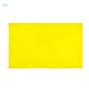 Drapeau Jaune en tissu