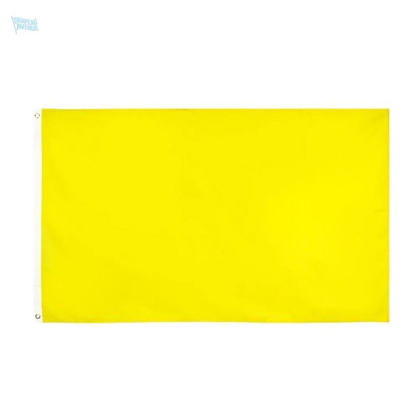Drapeau Jaune en tissu