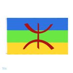 Drapeau Kabyle 90 x 150 cm, symbole culturel algérien