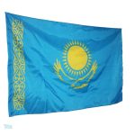 Drapeau du Kazakhstan, design traditionnel pour usage extérieur