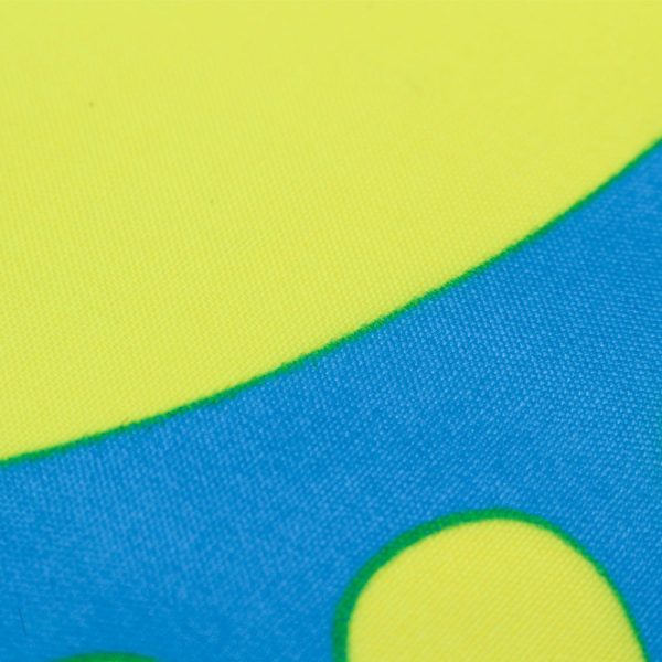 Drapeau Kazakhstan aux couleurs vives pour affichage public