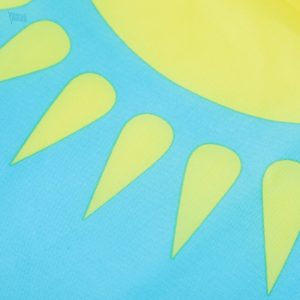 Drapeau du Kazakhstan, design traditionnel avec éclat de couleur
