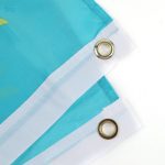 Drapeau polyester Kazakhstan, symbole national distinctif
