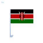 Drapeau Kenya pour voiture, symbole national coloré