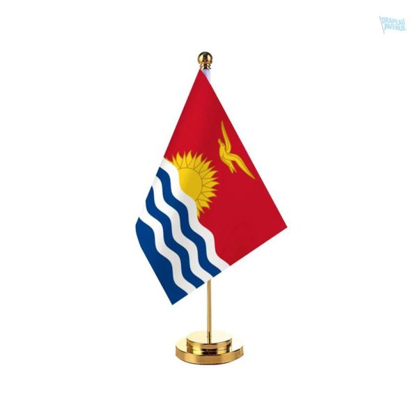 Drapeau Kiribati miniature, idéal pour décoration de table