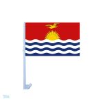 Drapeau Kiribati pour voiture, design coloré et distinctif