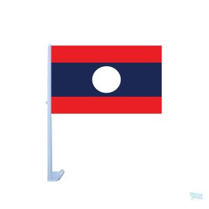 Drapeau du Laos pour voiture, affichage patriotique