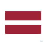 Drapeau Lettonie avec 4 œillets pour affichage extérieur
