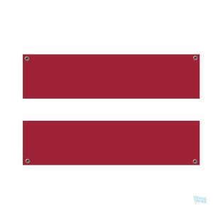 Drapeau Lettonie avec 4 œillets pour affichage extérieur
