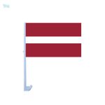 Drapeau Lettonie pour voiture, symbole national sur véhicule
