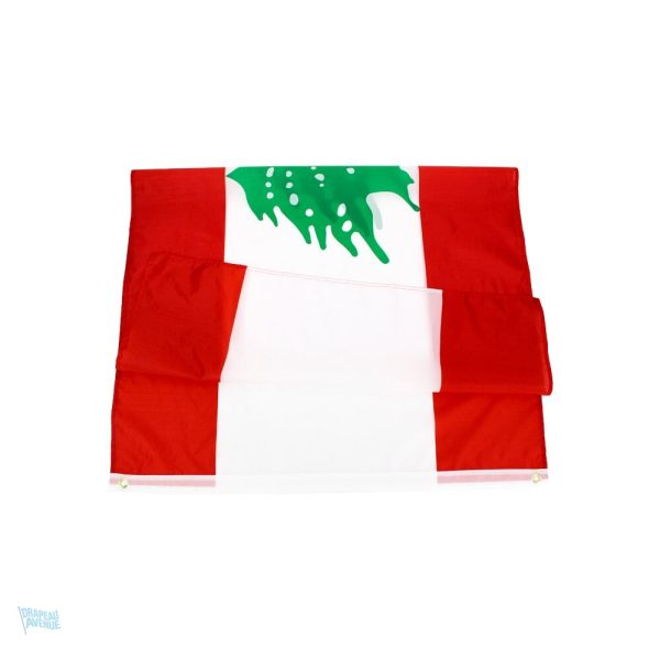 Drapeau Liban, 60 x 90 cm, décoration intérieure