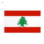 Drapeau Liban fourreau, symbole national en tissu résistant